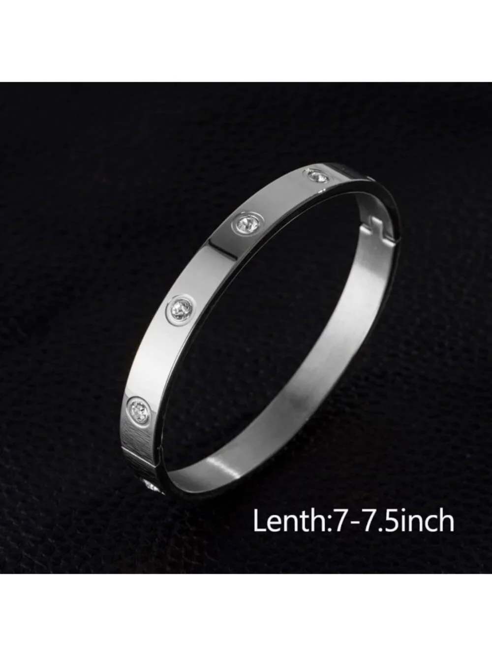 3PCS Gold Stainless Steel Crown Bracelets for Men - Adjustable Roman Numeral